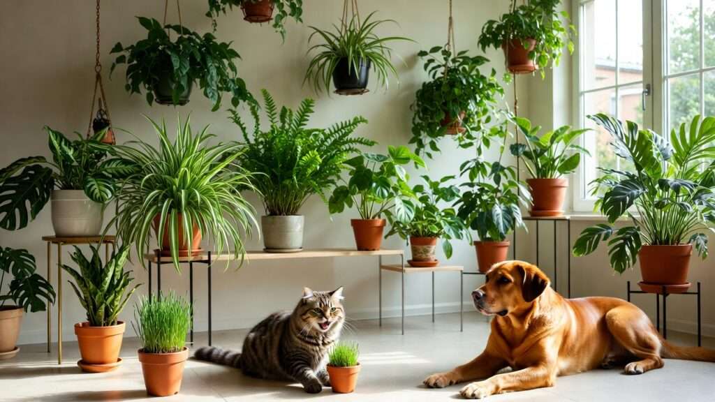 keeping pets from chewing on houseplants