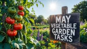 may vegetable garden tasks