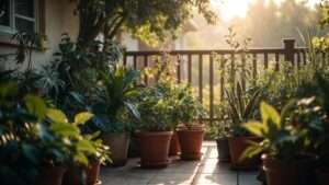moving plants outdoors temporarily for extra sun