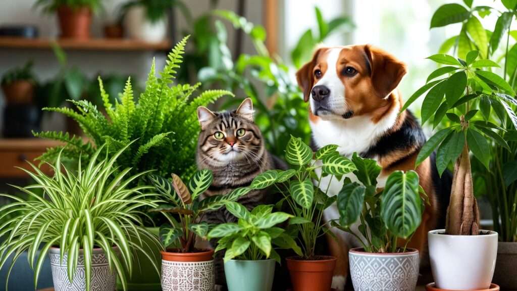non-toxic houseplants for cats and dogs