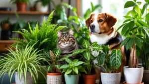 non-toxic houseplants for cats and dogs