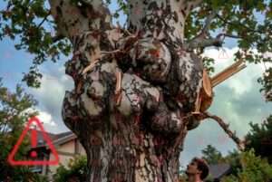 potential hazards of improper pollarding