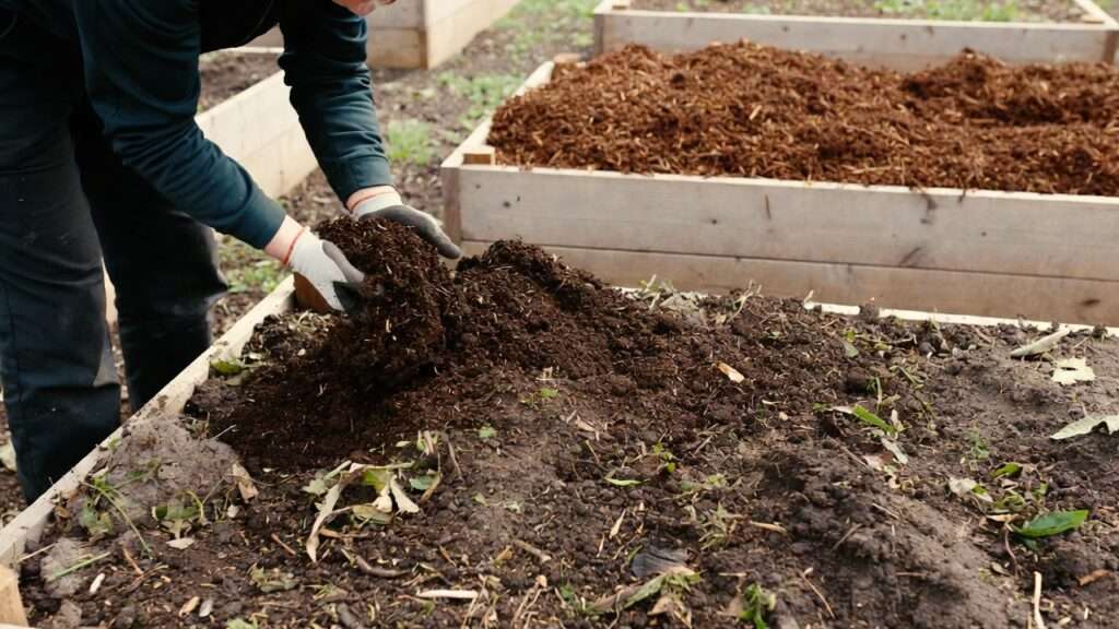 preparing raised beds for winter