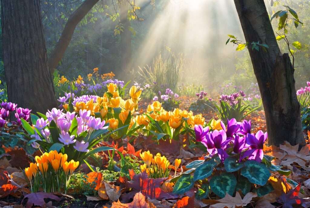 prepping fall-blooming bulbs in spring