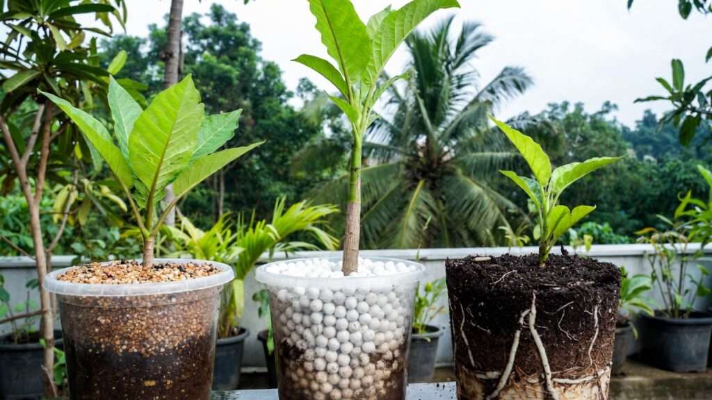 quick drainage fixes for potting mix