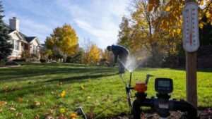 scheduling irrigation system blowouts