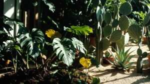 shade-loving plants vs. bright-light plants