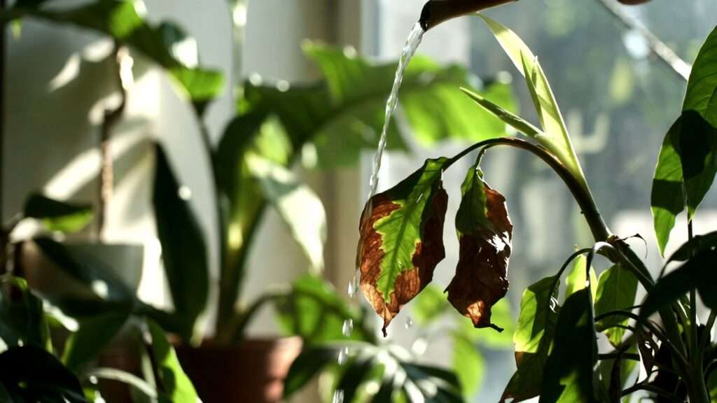 signs of underwatered indoor plants