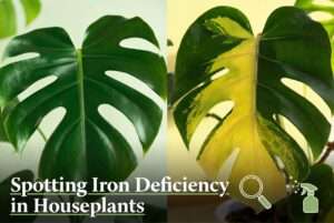 spotting iron deficiency in houseplants