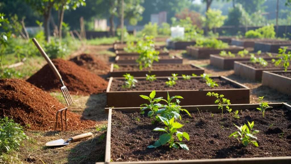 spring garden soil preparation