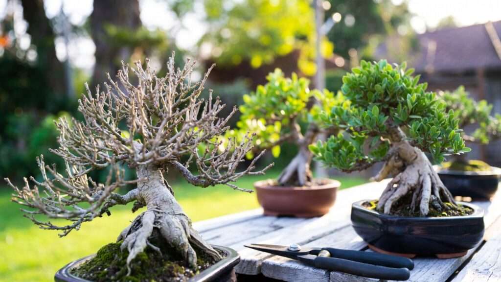 timing seasonal bonsai pruning