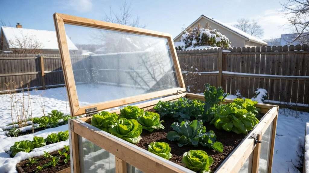 using cold frames to extend growing season
