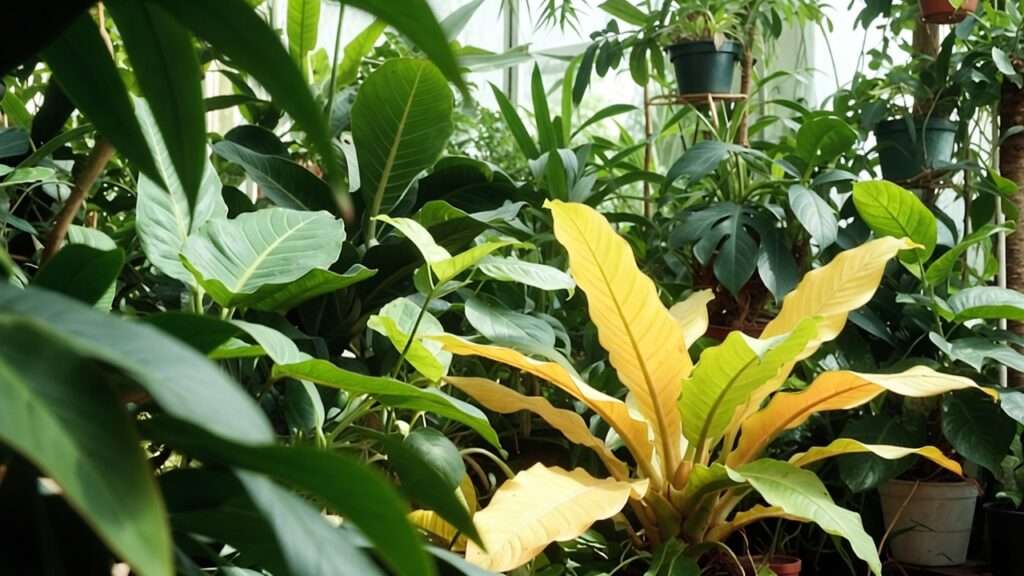 why are my houseplant leaves turning yellow