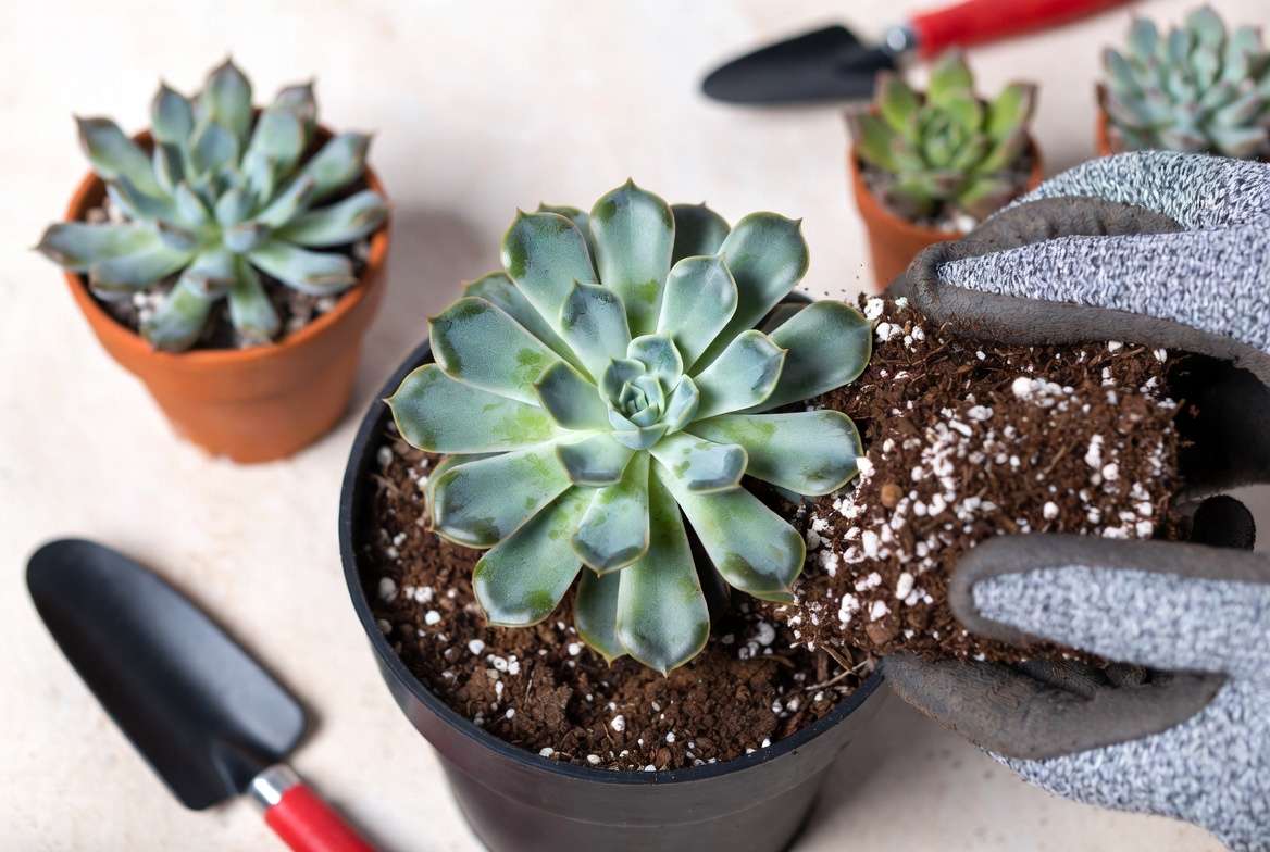 fixing common succulent problems like rot and overwatering with proper repotting