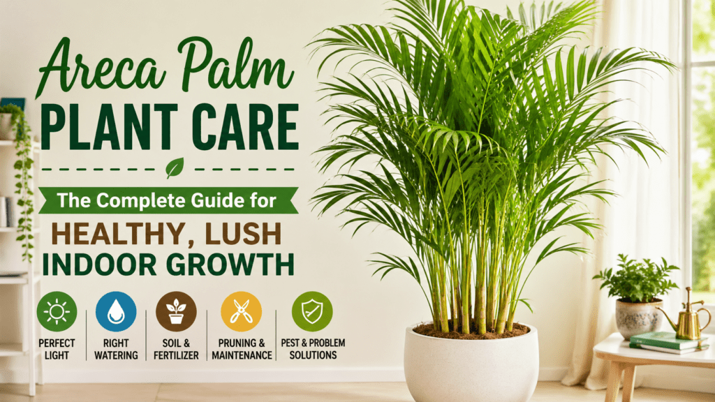 areca palm plant care