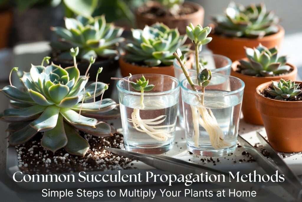 common succulent propagation methods