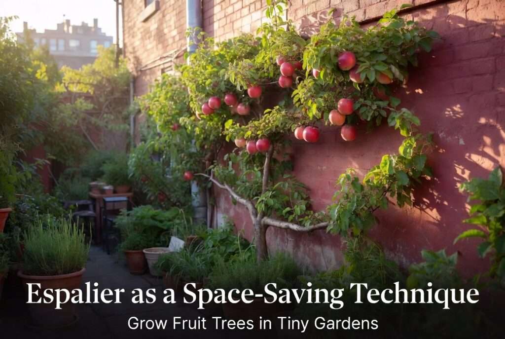 espalier as a space-saving technique