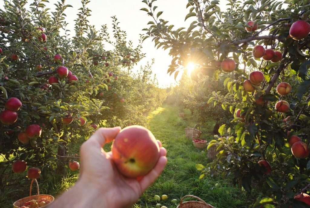 harvest management in mixed-species orchards