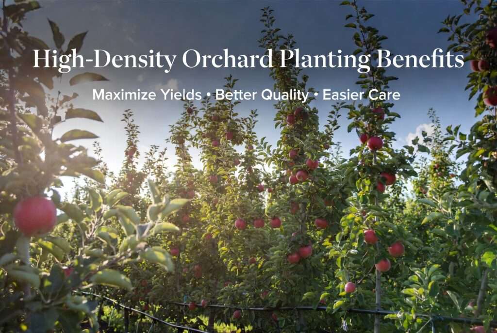 high-density orchard planting benefits