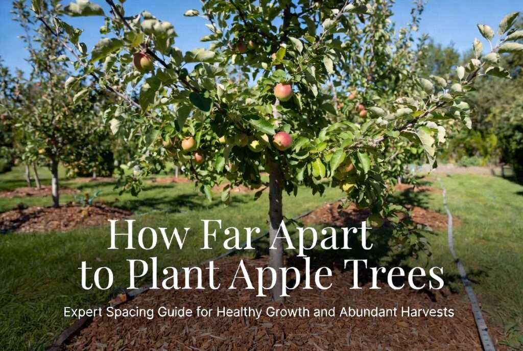 how far apart to plant apple trees