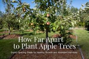 how far apart to plant apple trees