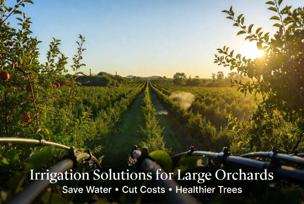 irrigation solutions for large orchards