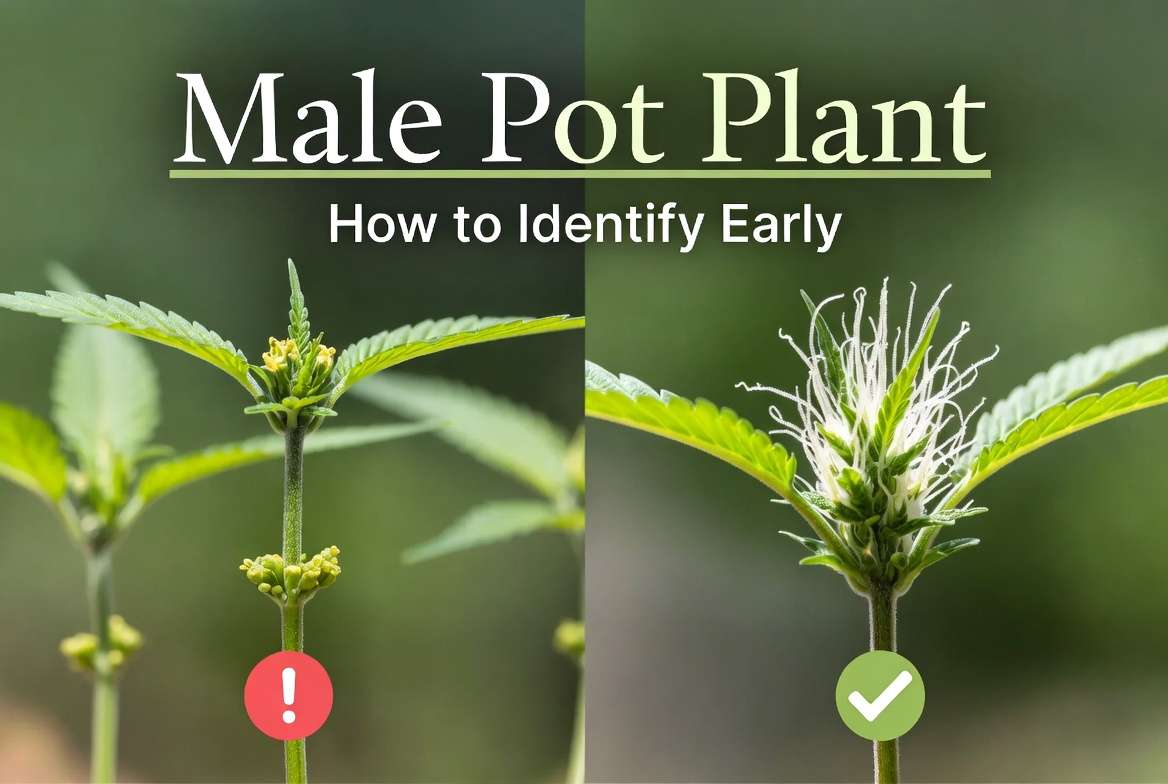 Male Pot Plant: How to Identify Early & Save Your Harvest