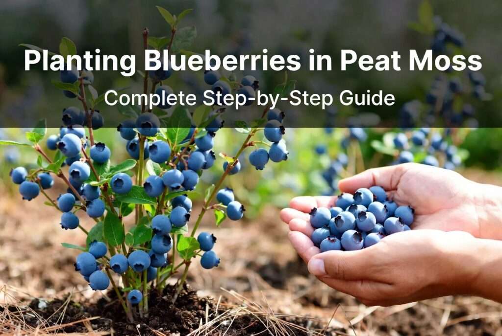 planting blueberries in peat moss
