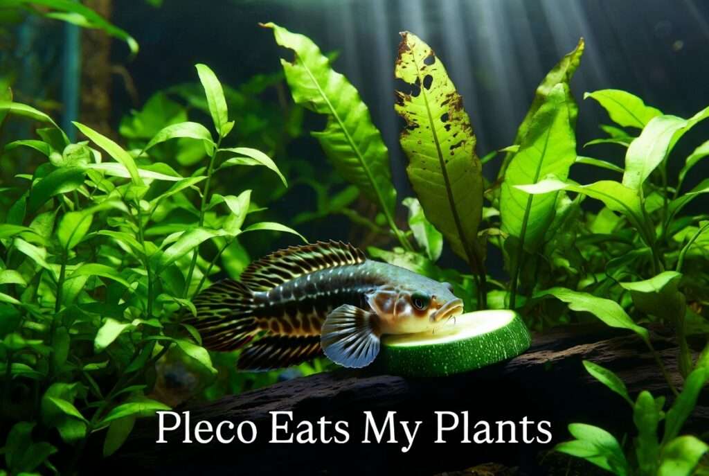pleco eats my plants