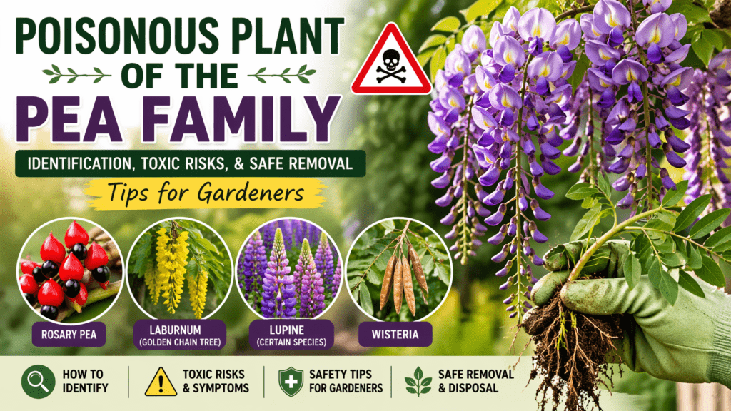 poisonous plant of the pea family