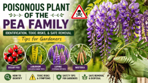 poisonous plant of the pea family