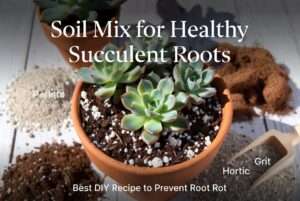 soil mix for healthy succulent roots