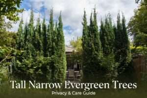 tall narrow evergreen trees