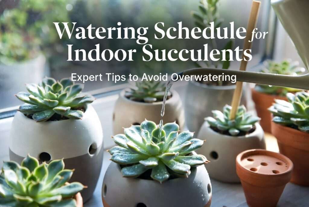 watering schedule for indoor succulents