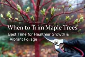 when to trim maple trees