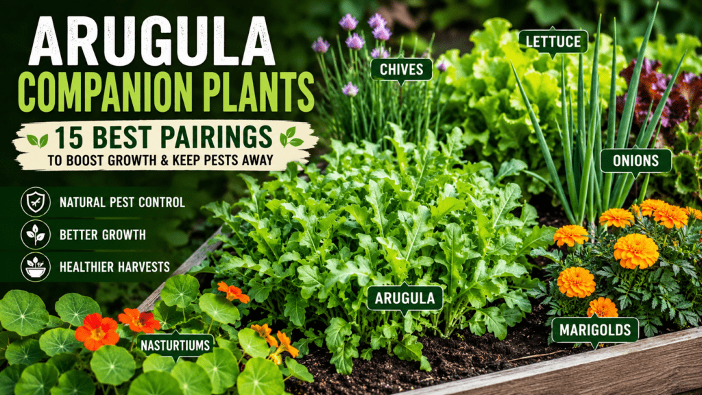 arugula companion plants