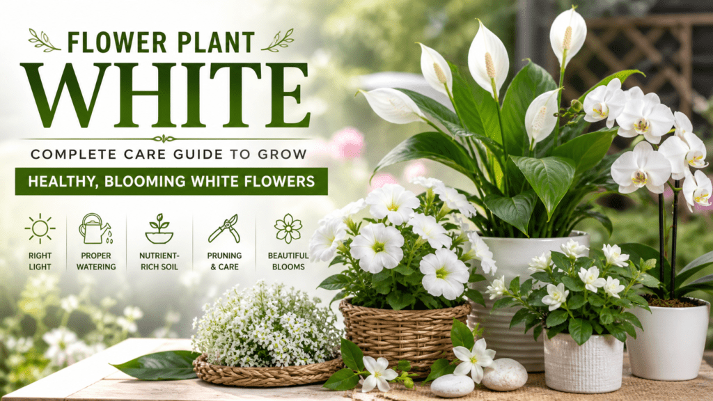 flower plant white
