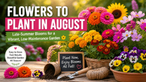 flowers to plant in august