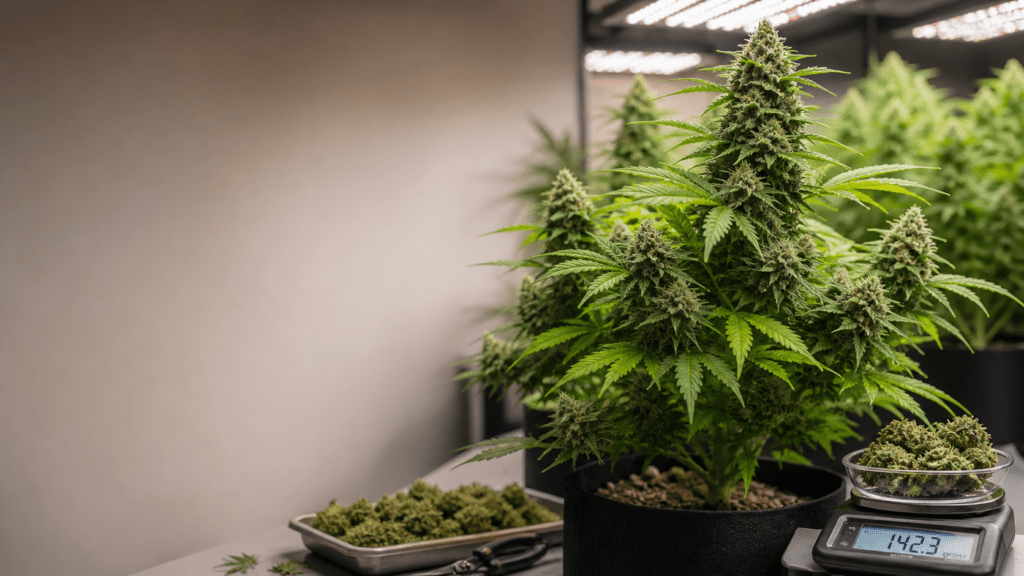how much weed can one plant produce