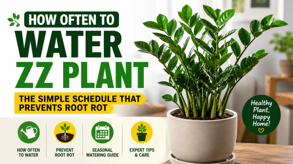 how often to water zz plant