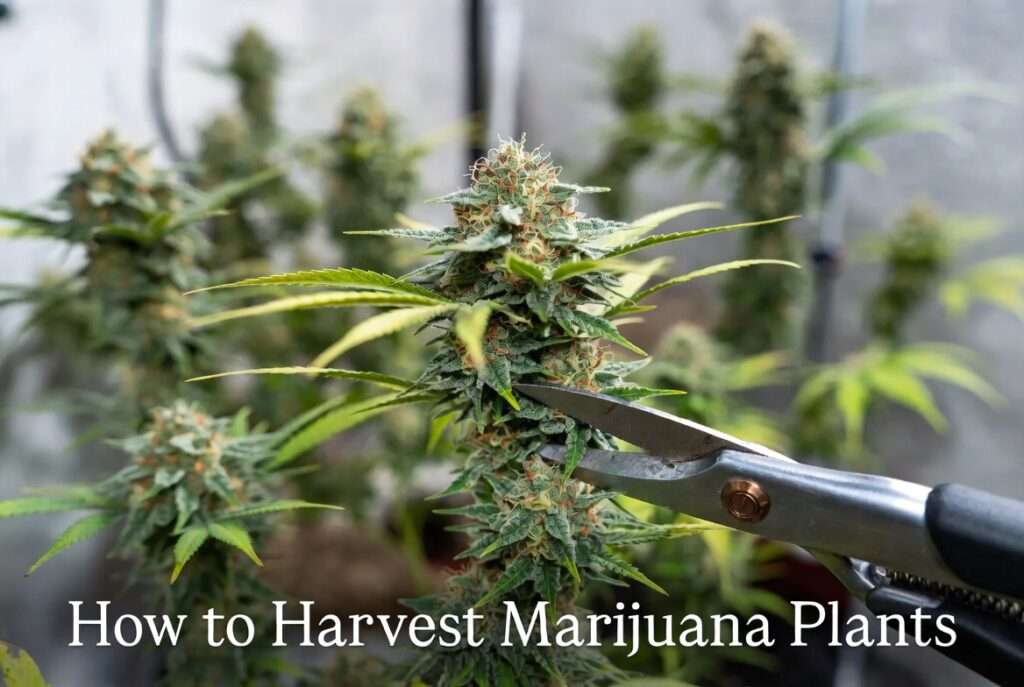 how to harvest marijuana plants