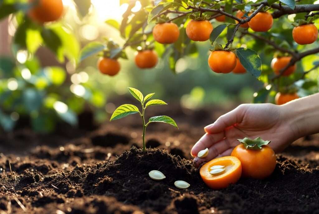 how to plant persimmon seeds