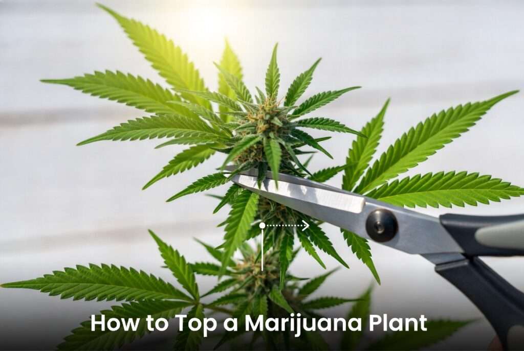 how to top a marijuana plant