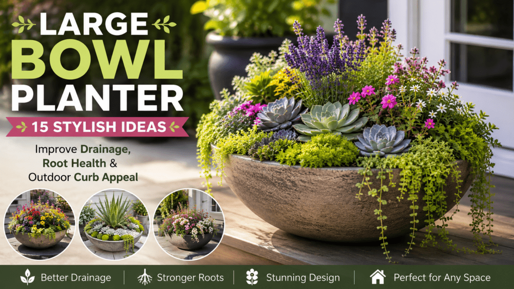 large bowl planter