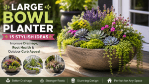 large bowl planter