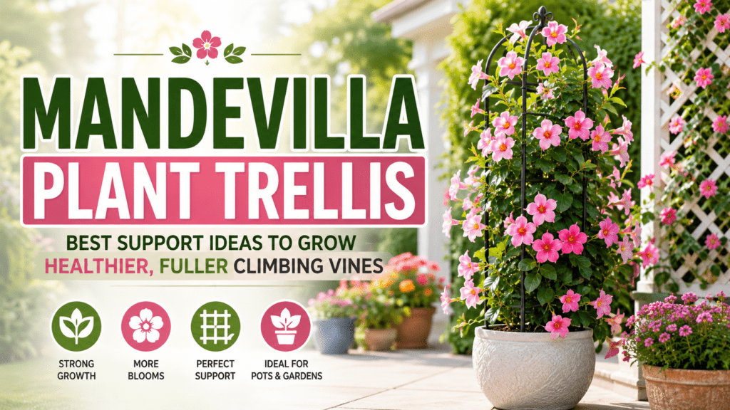 mandevilla plant trellis