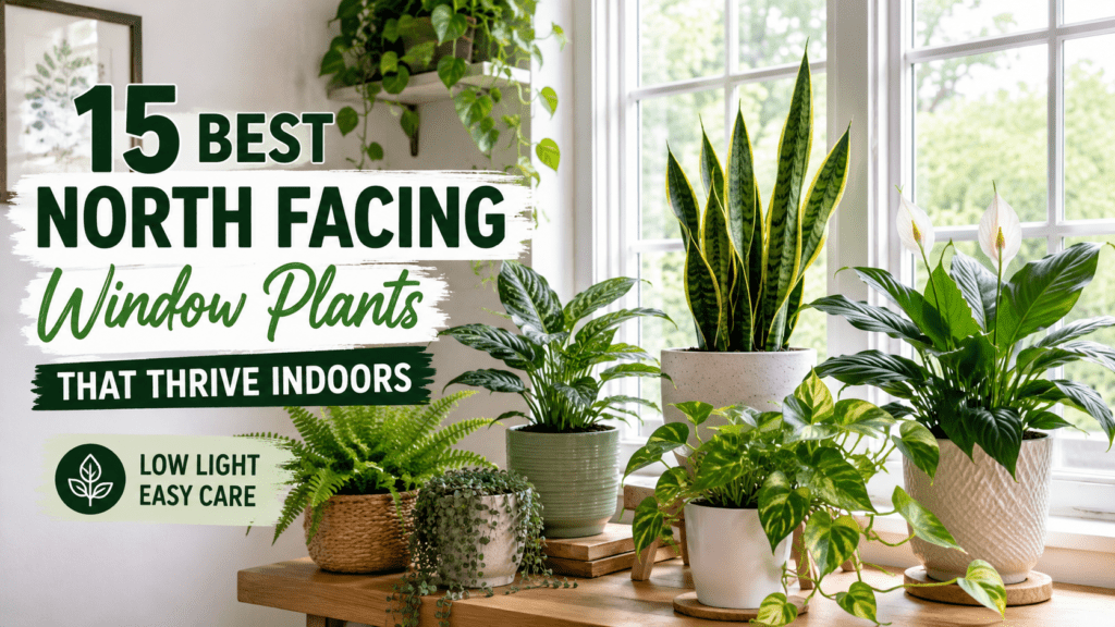 north facing window plants