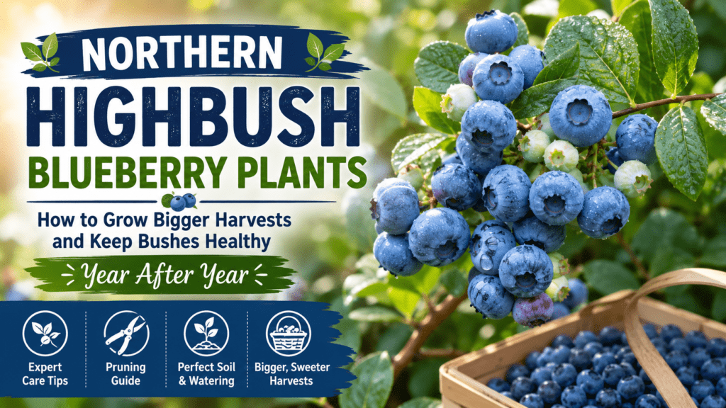 northern highbush blueberry plants