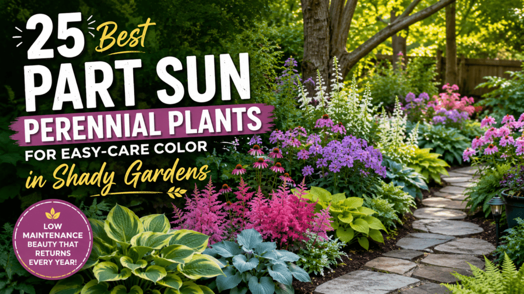 part sun perennial plants