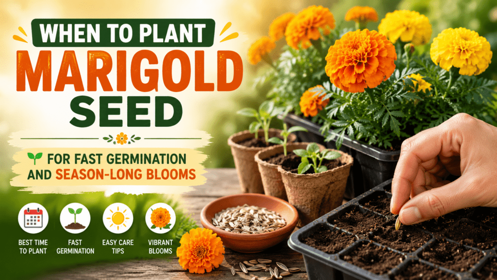 when to plant marigold seed